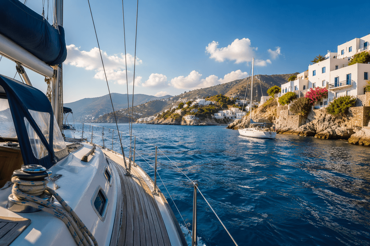 Greek Island Hopping Via Sailboat Charter