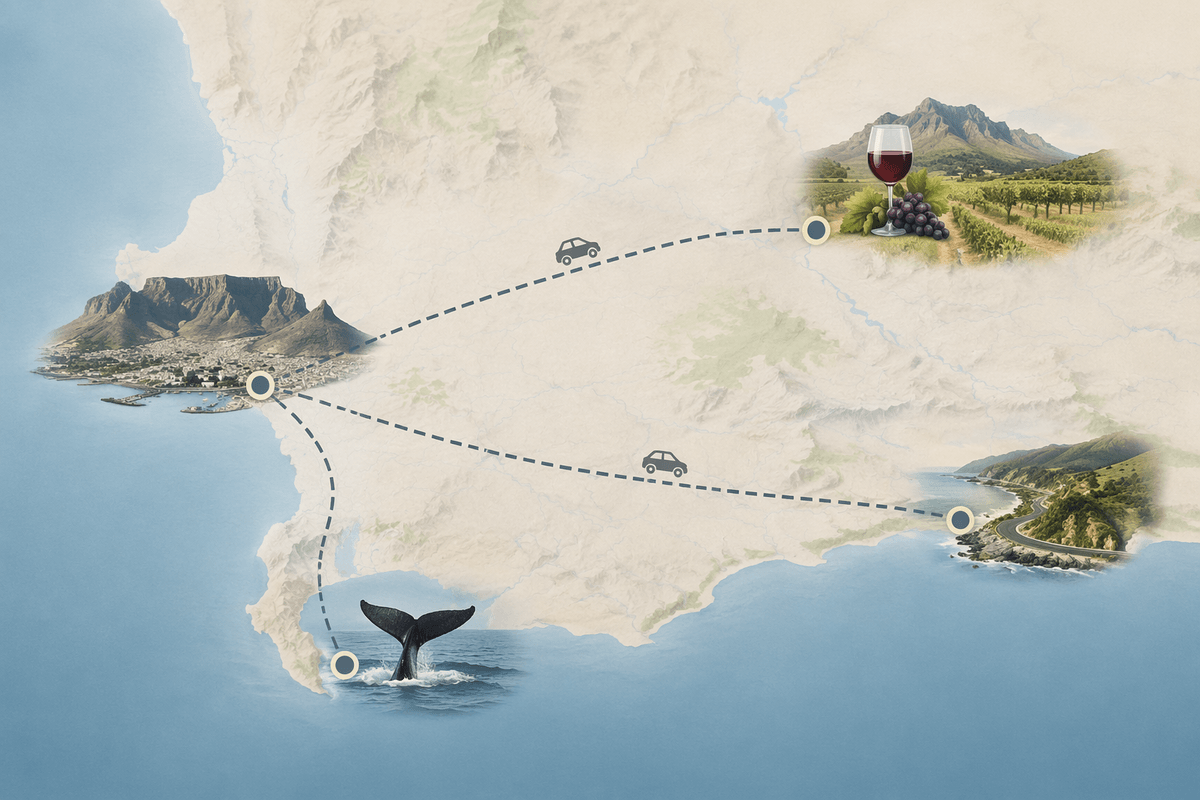 Beyond the classics: Winelands, Garden Route, and whales